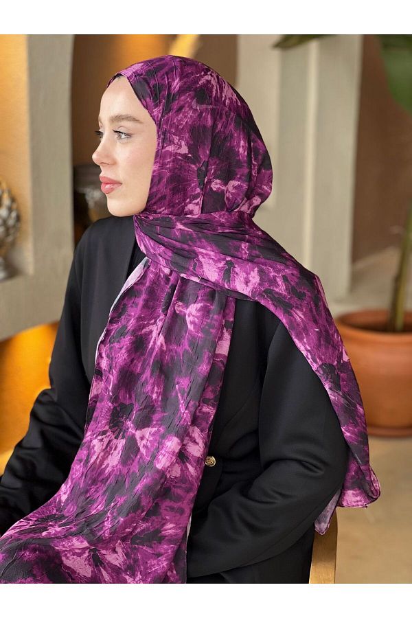 Modakaşmir-Loop Pattern Bamboo Shawl 1