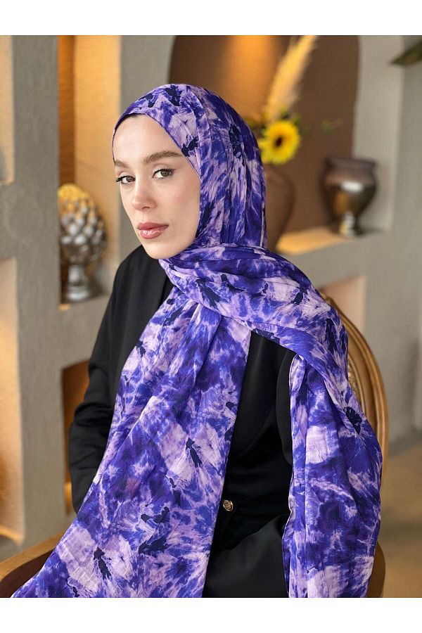 Modakaşmir-Loop Pattern Bamboo Shawl 1