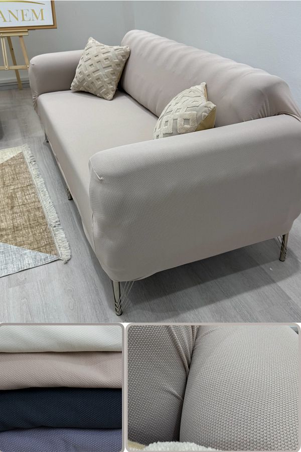 uzhanem-Husa pentru scaune flexibile din Lycra pentru trei persoane - Husa elastica 1