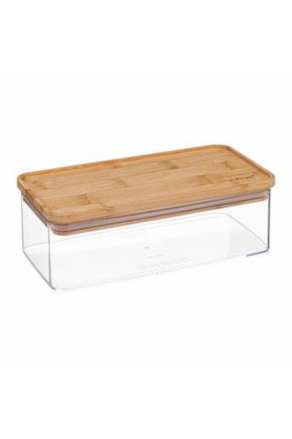 5FIVE-5 Five Rectangular Container with Bamboo Lid (1 L) 1