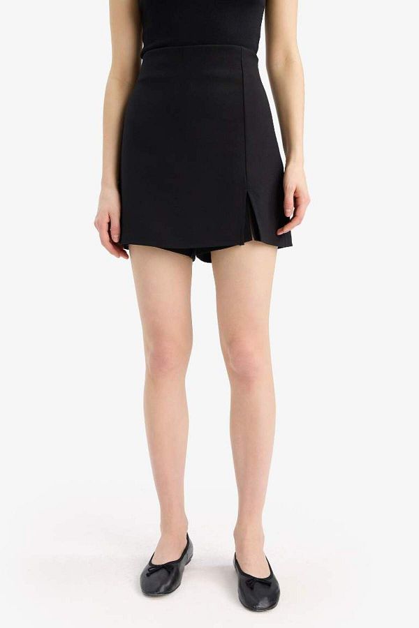 DeFacto-Regular Waist Basic Plain Shorts Skirt C1860Ax25Sp 1