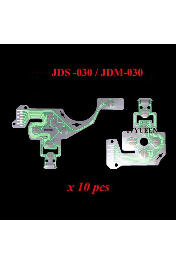 Choice-JDS JDM 030 أخضر IVYUEEN 10 قطع لجهاز تحكم Dualshock 4 PS4 DS4 PRO Slim غشاء موصل موصل 1