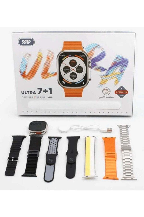 SP-Smart Watch 7+1 Ultra with Finger Sensor for Call Answering and Message Notifications 1