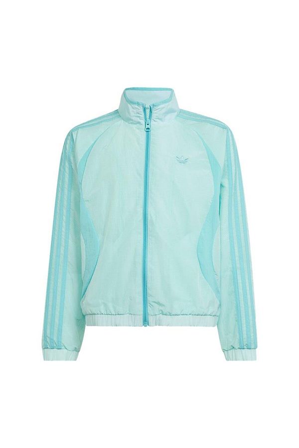 ■adidas■ Beach Day Tea Sky Blue JC6541 adidas Children's Turquoise Jacket Woven Tracktop Jc7888