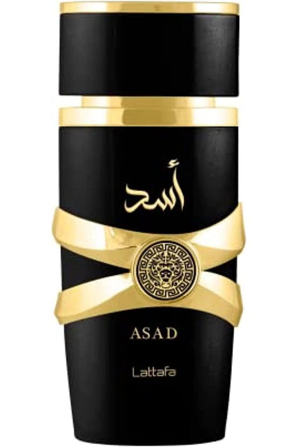 lattafa-Asad Eau de Parfum, imported, luxurious and refreshing, with the scent of oud and musk, long lasting from Lattaf 1