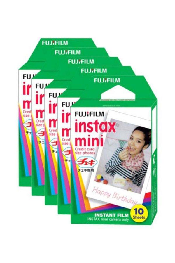 Fujifilm-Instax Mini Instant Film Pack Of 5 x 10 Sheets White 1