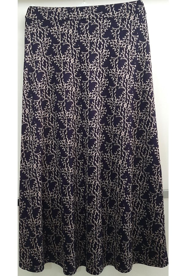 N.Y.YILDIZ-Star New3, Pattern Lycra 1St Class Three Pieces Bell Model Elastic Waist Maternity Shows No Lined Skirt 1