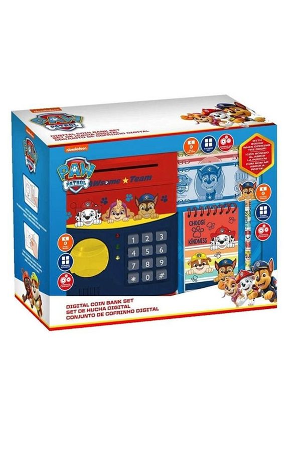 PAW PATROL-Pusculita interactiva pentru copii cu functie ATM cod pin si seif Paw Patrol 1