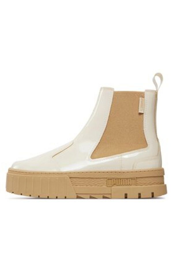 Puma-women's Chelsea boots 393626 white 1