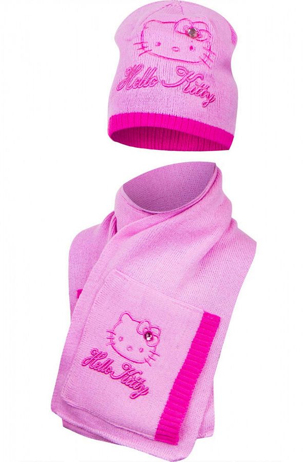 Hello Kitty-Set caciula si fular Hello Kitty H11F4048 1
