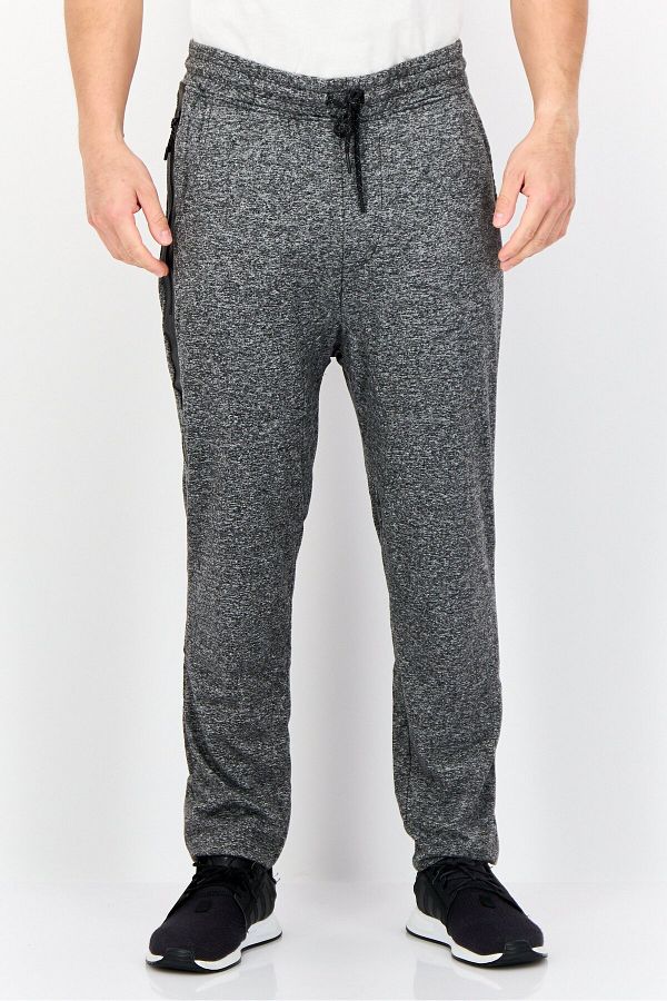 Rue 21-Men All Over Print Drawstring Jogger Pants, Grey 1