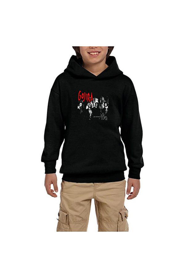 Z zepplin-Gojira Les Enfants Sauvages Black Children's Hooded Sweatshirt 1