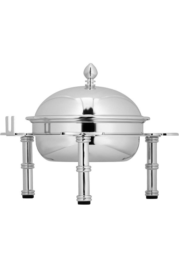 ALSAIF-Rqah Circular Dates Bowl With A Lid Is Of Unique Quality And High Durability, Nickel 1