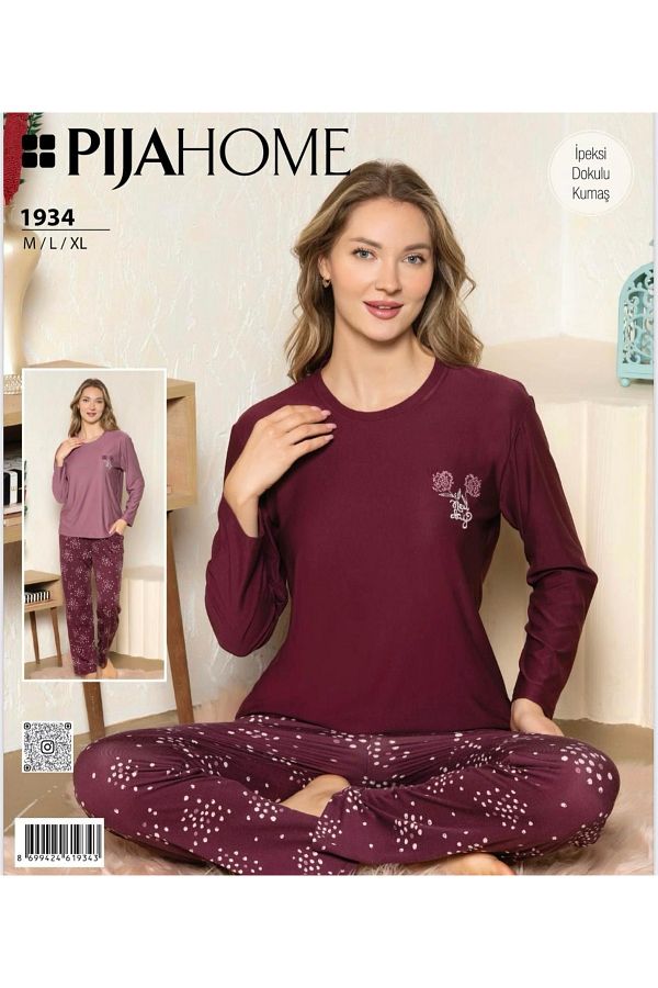 PİJAHOME-DUMPED PAJAMAS SET 1