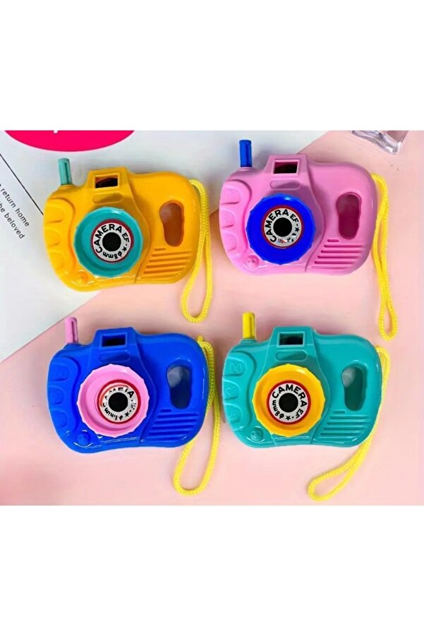 Edi Antik 1 Adet Renkli Hayvan Filmli Oyuncak Kamera. 7x5cm boyutunda oyuncak kamera