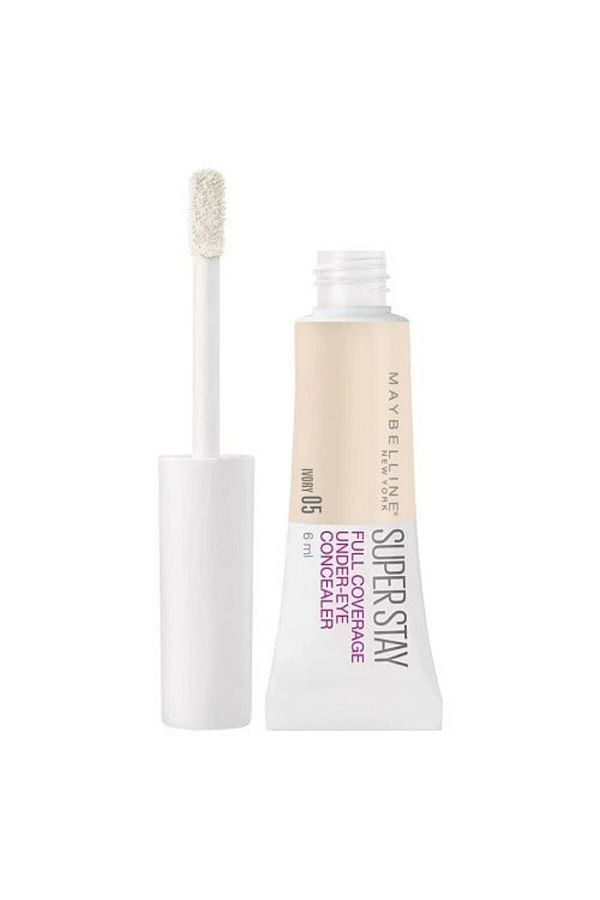 Maybelline New York-High Coverage Concealer, Maybelline, Superstay Full Coverage, 05 Ivory, 6 ml 1