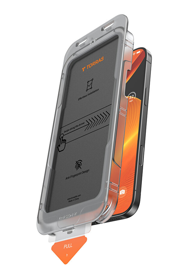 TORRAS Mil-Grade iPhone 16 Privacy Screen Protector, Anti-Spy