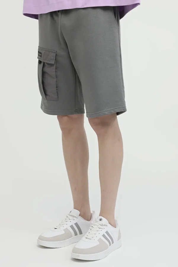 lumberjack-ML UTHAR 20UT1016 4FX Anthracite Men's Shorts 1