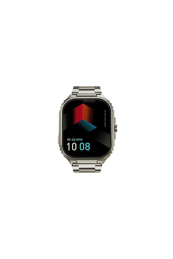 HiFuture-Ultra3 Pro Bluetooth 5.3 Amoled Screen Ip68 2.04 Inch 52mm Smart Watch with Call Feature Silver 1