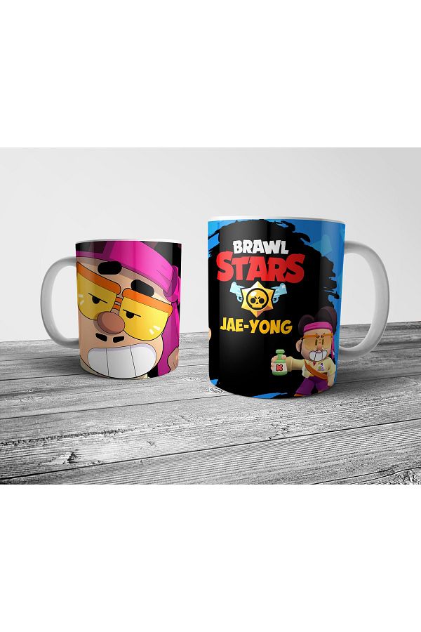 Pixxa-Brawl Stars Jae-Yong Jae Yong Mug Cup Model 1 1