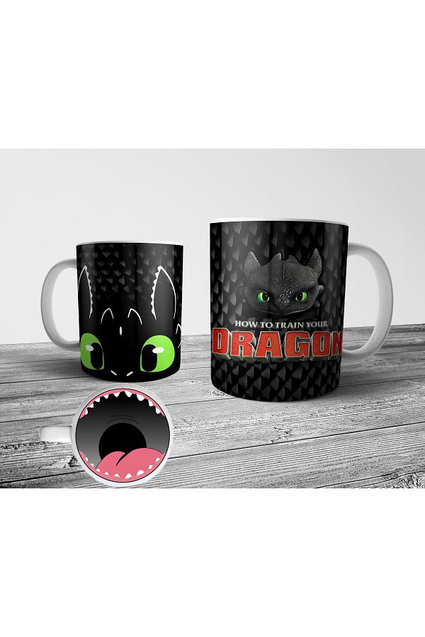 Pixxa-How to Train Your Dragon Toothless Mug with Bottom Base Mouth Design 1