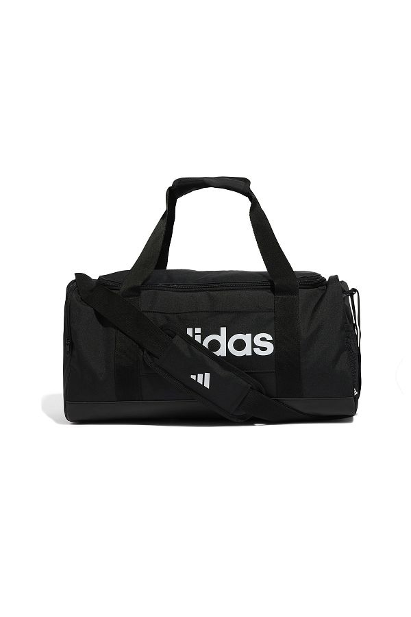 adidas-Black Linear Duffel Sports Bag Je8343 1