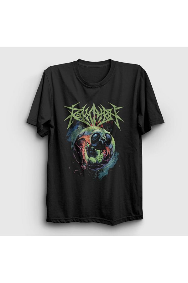 Presmono-Unisex Black Teratogenesis Revocation T-Shirt 540171 Tt 1