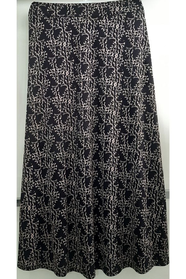 N.Y.YILDIZ-Star New3, Pattern Lycra 1St Class Three Pieces Bell Model Elastic Waist Maternity Shows No Lined Skirt 1