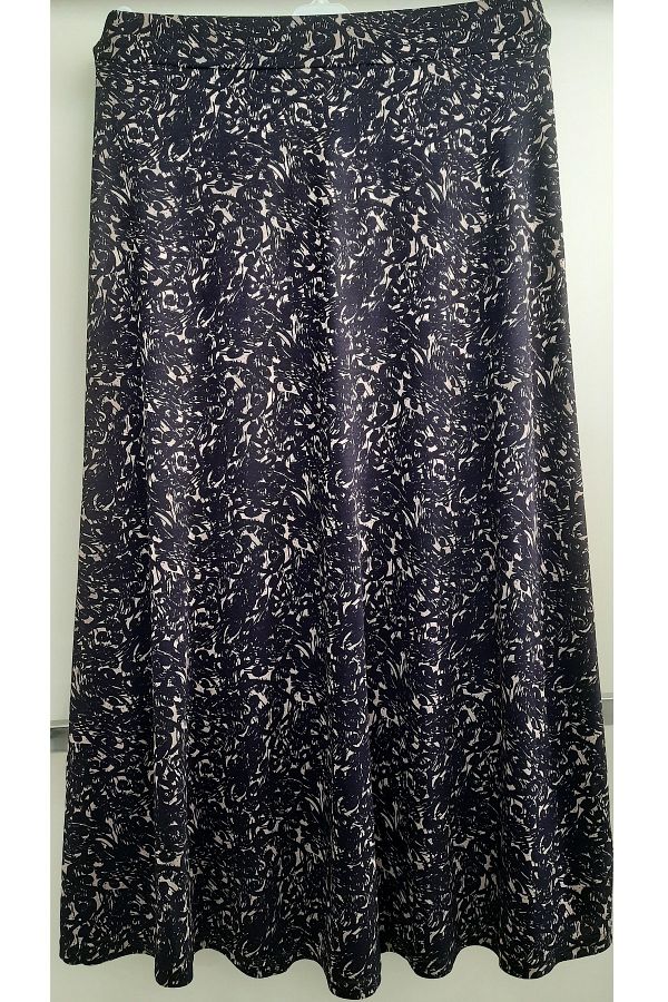 N.Y.YILDIZ-Star New3, Pattern Lycra 1St Class Three Pieces Bell Model Elastic Waist Maternity Shows No Lined Skirt 1