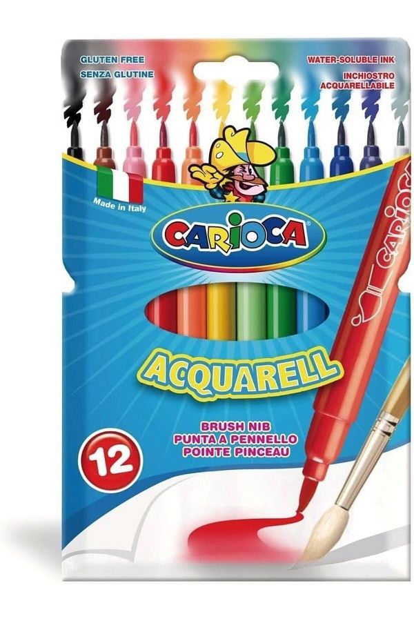 STOREMAX-Sbl Acquarell Brush Tip Marker Crayons 12 Pcs SBLShp 1064356 1