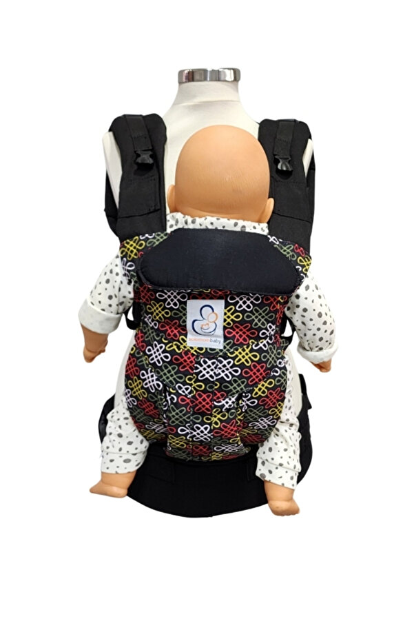 Solomombaby Etnik İllüzyon 360 Her Yöne Ergonomik Kanguru