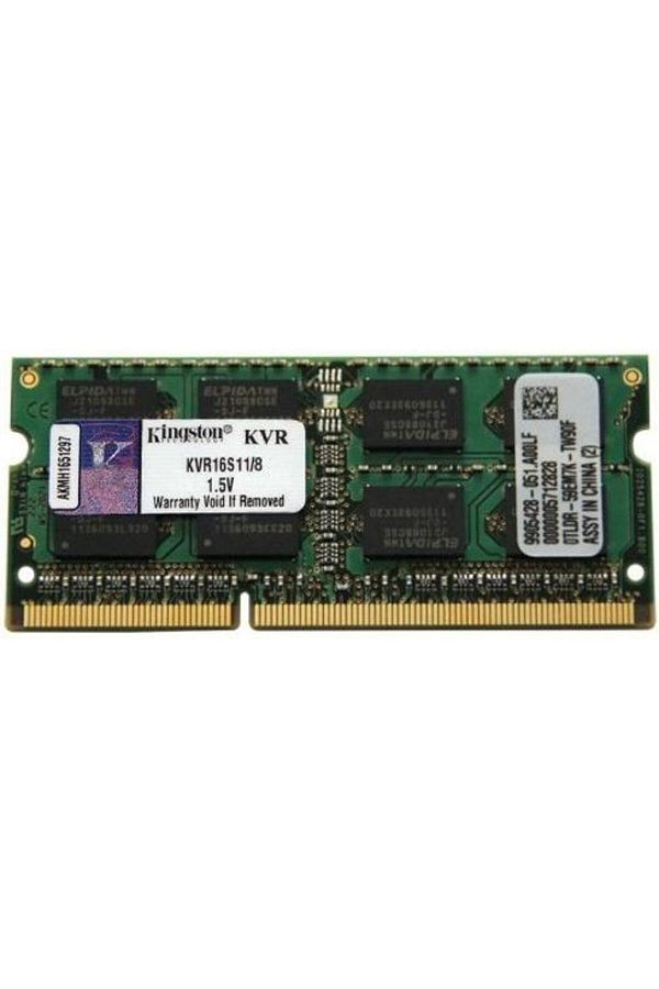 Kingston-Memorie Laptop Kingston SODIMM DDR3, 1x8GB, 1600MHz 1