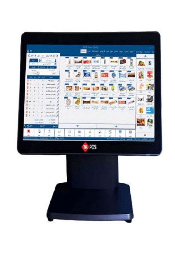 TA POS-Touch screen cash register without software J1800 processor - 128GB SSD - 4GB RAM - Wi-Fi - TA POS customer display screen 1