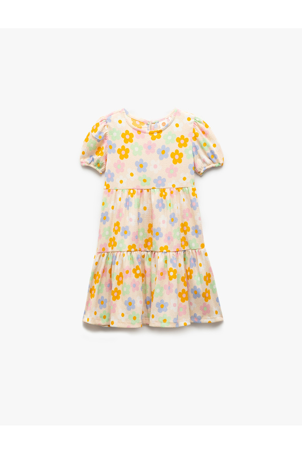 Koton Bej Kız Bebek Elbise 5SMG80003AK