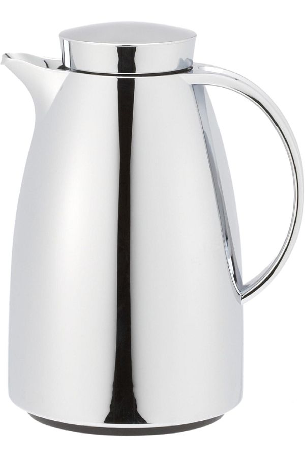 emsa-Auberge Thermos 0.35L, chrome, leak-proof, 12h hot/24h cold, vacuum flask, made in Germany. 1