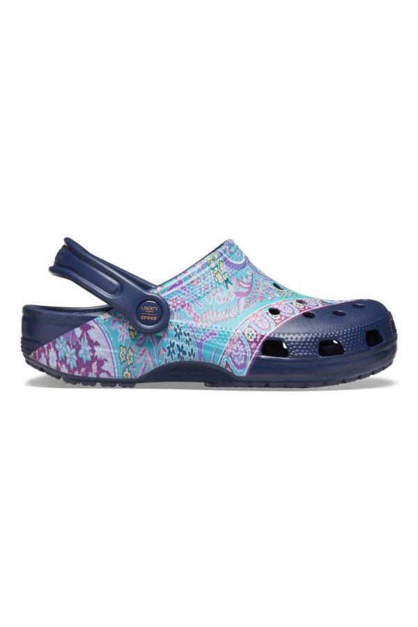 Crocs-Saboți Crocs Liberty London X Crocs Classic Clog 41-42 EU - M8/W10 US Albastru - Bleumarin 1