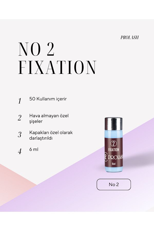 Prolash Lifting-Eyelash Lifting Set (Stabilizer) Solution No 2 - Fixation ( 6 ml ) 1