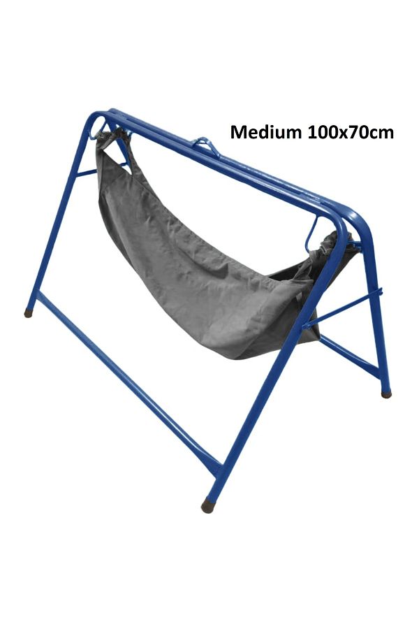 BabyCara-Handol Baby Swing Sleeping Folding Cradle With Handlebar And 3 Sizes, Jizani Style, Random Fabric 1