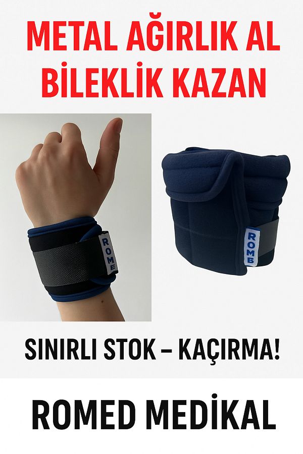 Romed-Metal (Lead) Weight 2 kg Hand Wrist Band Gift 1