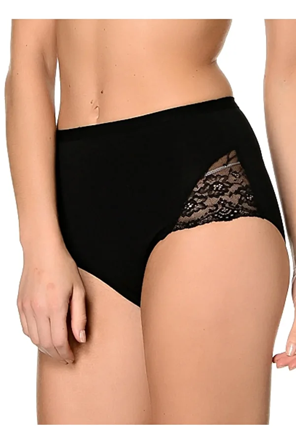 Magic Form-Wide Brim Cotton Lace Women's Bato Panties 1