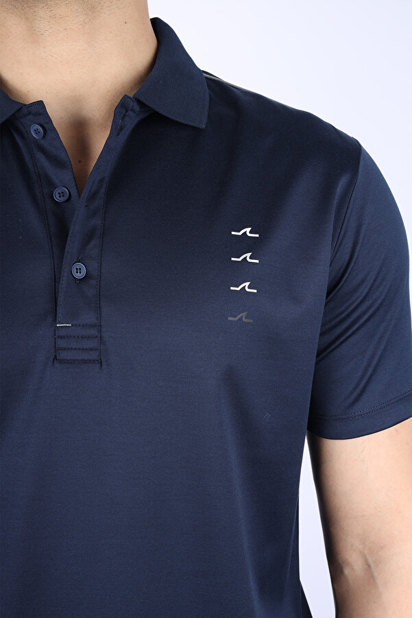 Tシャツ・カットソー PAUL  SHARK Men T Shirts 25411800 013 Blue Paul & Shark Embroidered Logo T-shirt | Blue | FARFETCH