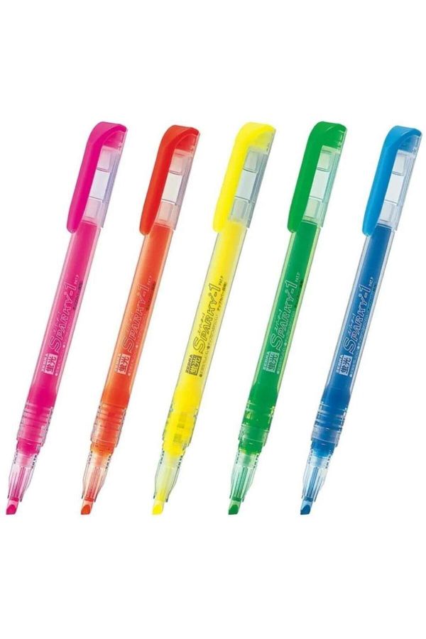 Zebra-Sparky-1 Highlighter Pen Set of 5 1