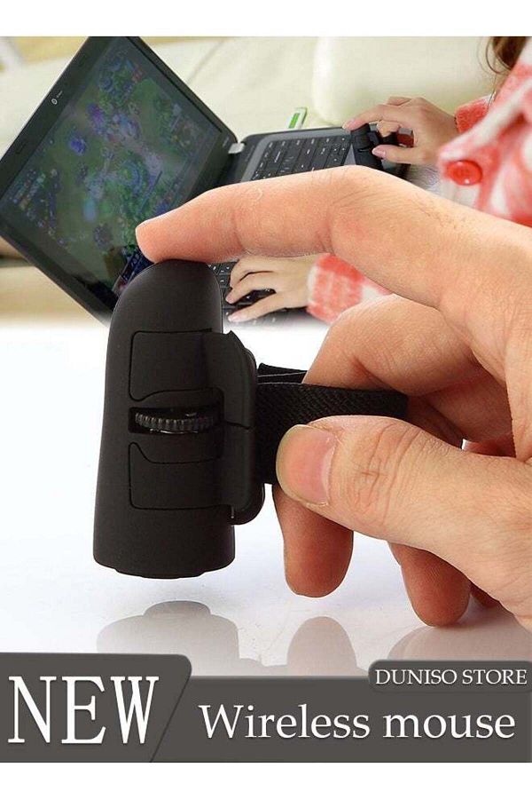 Generic-Duniso High Speed Mini 2.4ghz Usb Wireless Lazy Ring Portable Optical Mouse 1