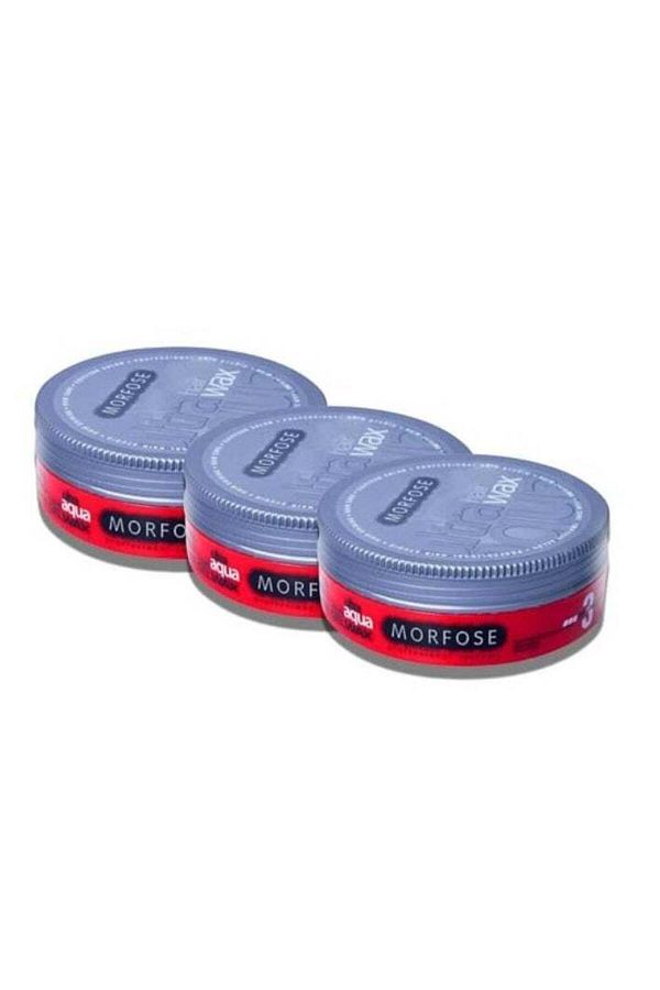 Morfose-Ultra Aqua Hair Gel Wax 175ml - 5-Pack Flexible Hold & Natural Shine 1