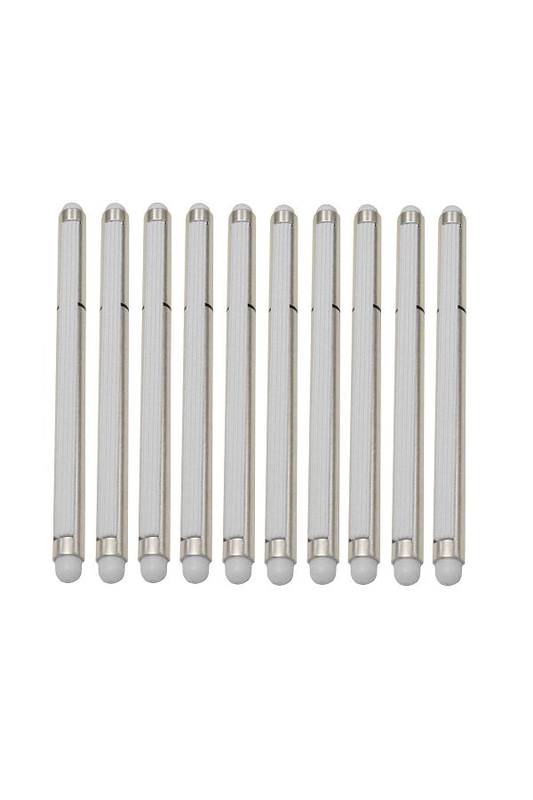 G Golden Case-Set of 10, 2 in 1 Stylus with Cap and Elastic, White 1