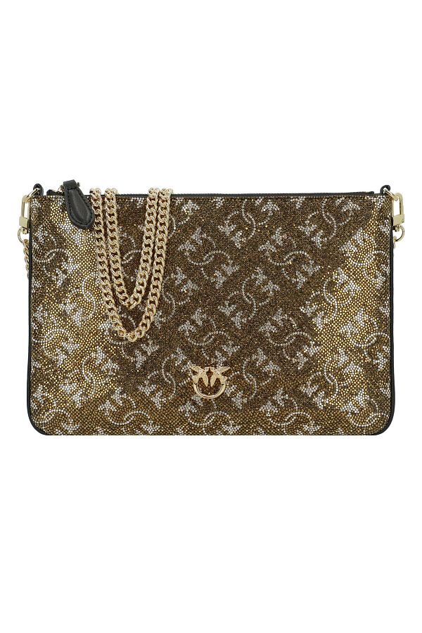 PİNKO-Flat Classic Clutch Tasche Leder 25 Cm 1