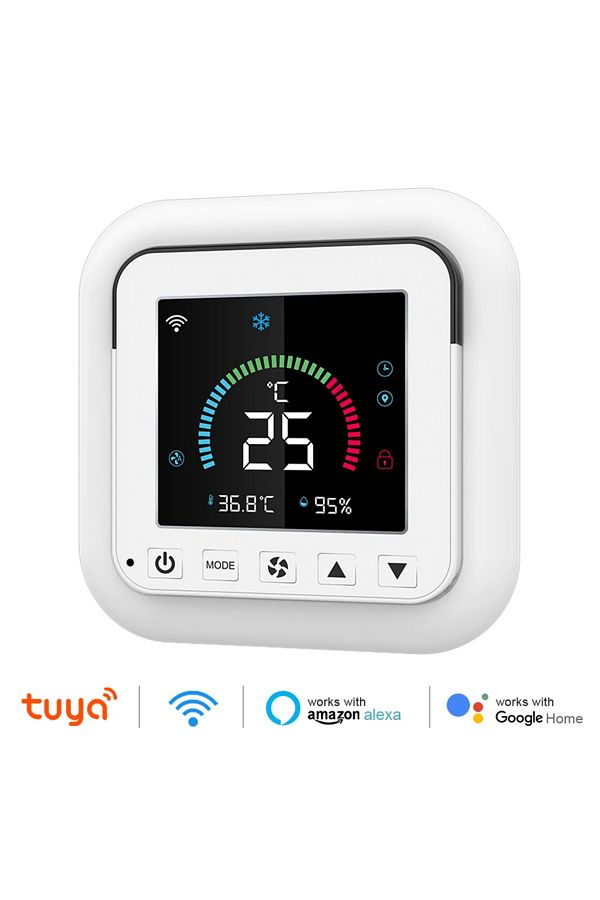Choice-White Tuya Wifi Air Conditioner Thermostat Ir Temperature Humidity Infrared Controller Usb Power Lcd 1