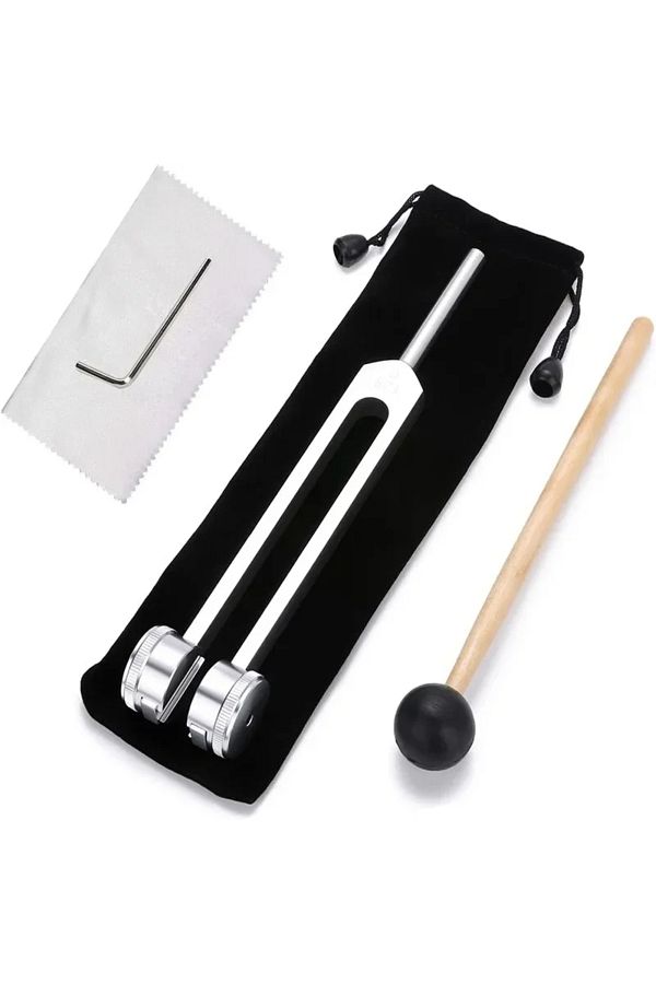 Choice-1 Set 128Hz Tuning Fork Set Weighted Bio-Acoustic Tuning Fork for Reliever Pressure 1