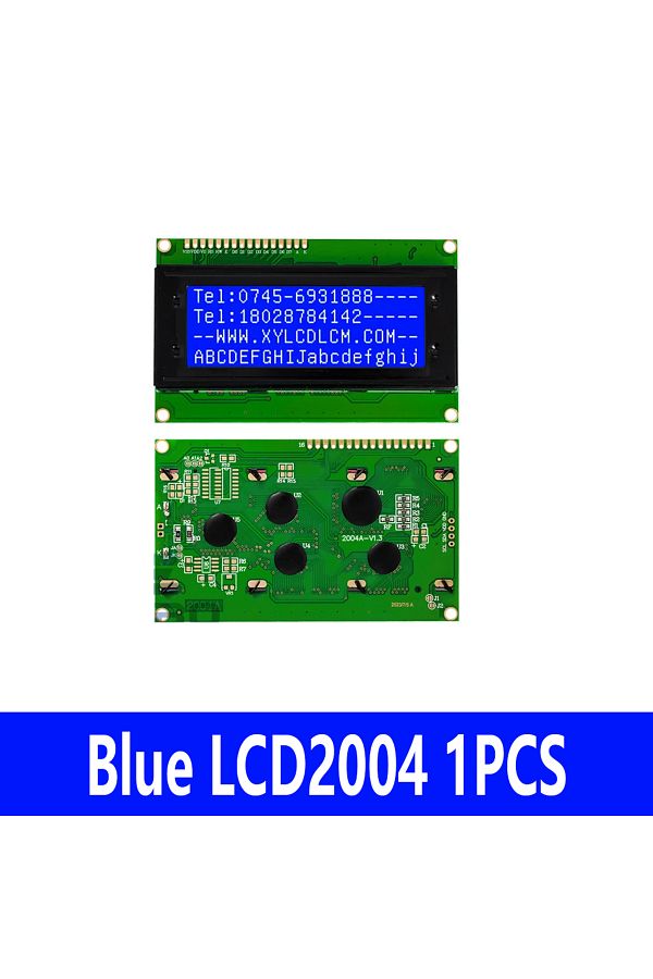 Choice-blue lcd2004 1PCS 1PCS LCD2004+I2C 2004 20x4 2004A blue screen HD44780 Character LCD /w IIC/I2C Seri 1