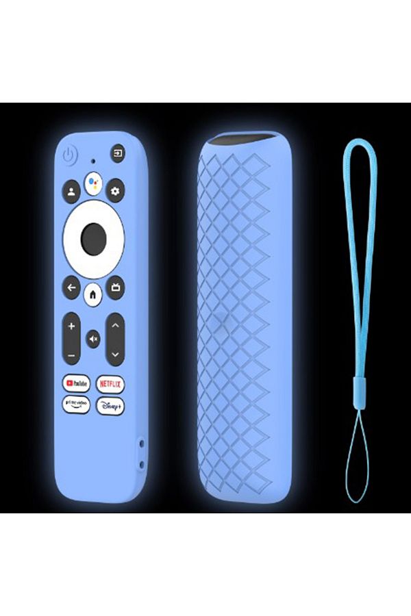 Choice-Luminous blue Remote Controls Case for MECOOL KD3 Anti-Drop and Anti-Slip with Precise Cutting Desig 1